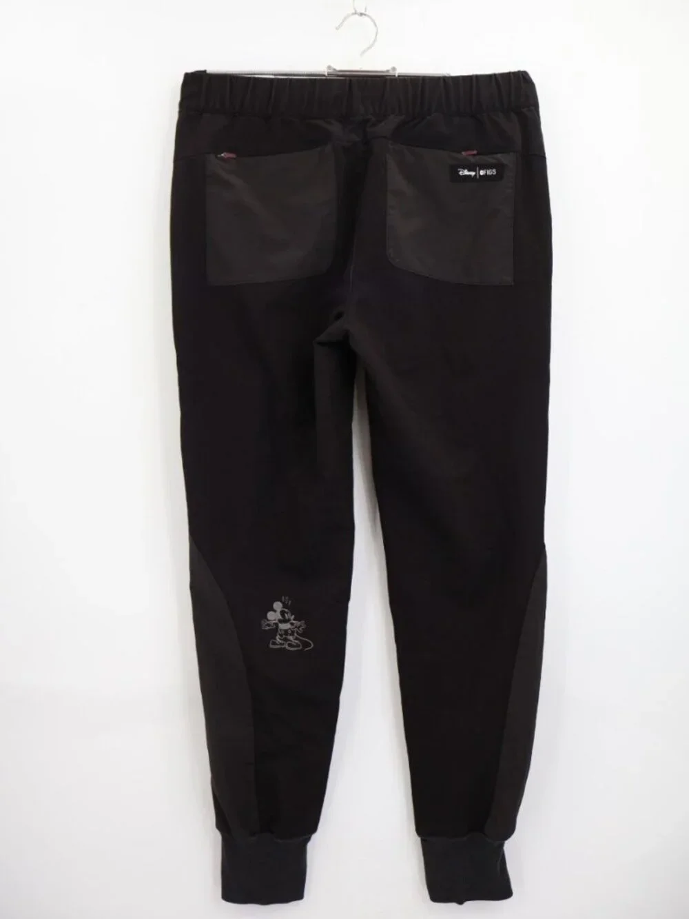 Figs x Disney Mickey Mouse Black Zamora Jogger Scrub Pants Medical Womens XS